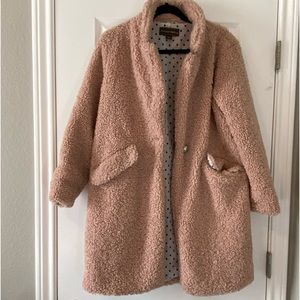Forever Audrey Pink Coat Size Large